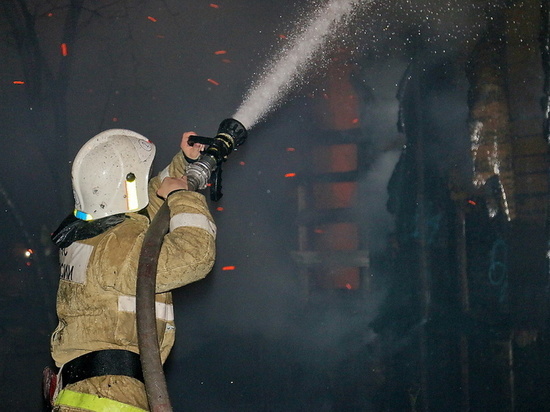 В Смоленской области пожарные спасали сарай от огня