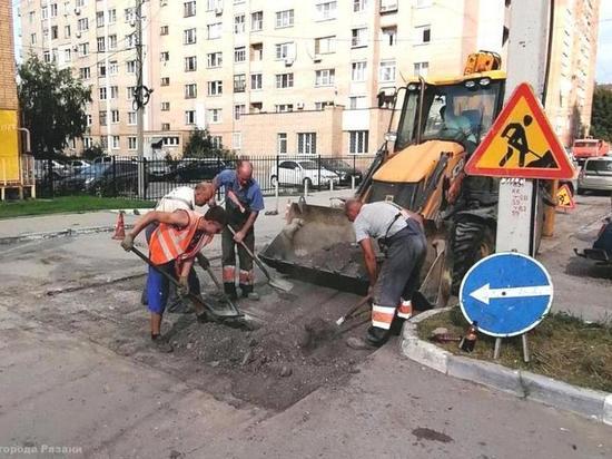 За неделю в Рязани заделали дорожные ямы на семи улицах