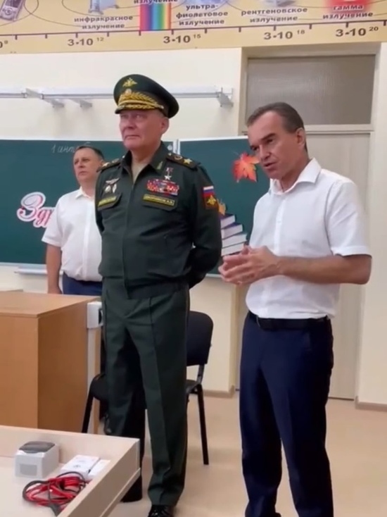 Вениамин Кондратьев посетил линейку в Кореновске
