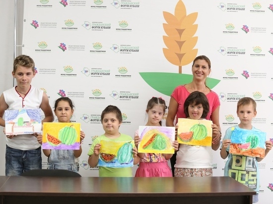 На Кубани реализуется социальный детский проект «Творческая мастерская «Подсолнух»
