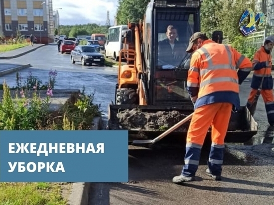 Более 45 кубометров смета вывезено с улиц Мурманска за минувшие сутки