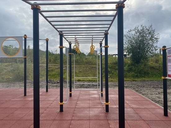 Для юных жителей Полярного открыта новая спортплощадка