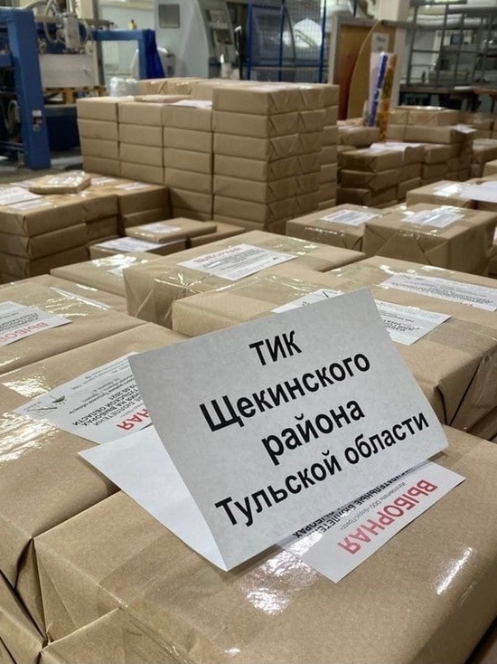 Для голосования на выборах губернатора Тульской области изготовили более миллиона бюллетеней