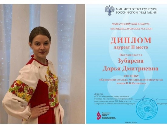 В Кировской области нашлись «Молодые дарования России»