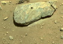 Первый в истории образец марсианского грунта добыл американский марсоход  Perseverance («Настойчивость»)