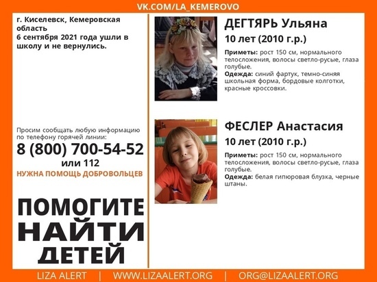 Еще одна 10-летняя девочка бесследно исчезла в Кузбассе