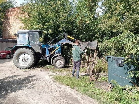 В Железнодорожном районе Пензы убрали более 45 кубометров мусора