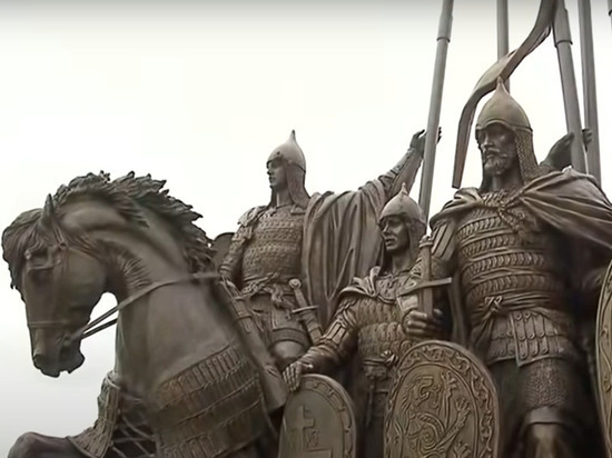 Путин открыл памятник Александру Невскому на Чудском озере