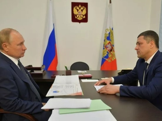 Состоялась рабочая встреча президента РФ и губернатора Псковской области