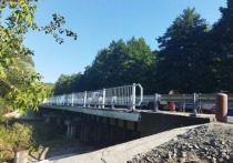 В Яковлевском городском округе практически завершили ремонт моста, расположенного месту селами Вислое и Гостищево
