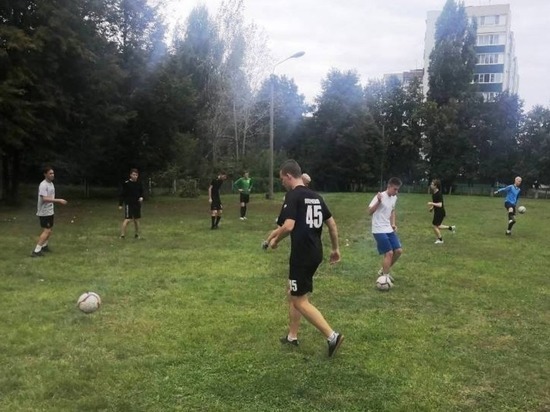 В Пензе для ребят организовали мастер-класс по футболу