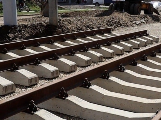 Работы по строительству трамвайной линии по улице Московской в Краснодаре завершены на 57%