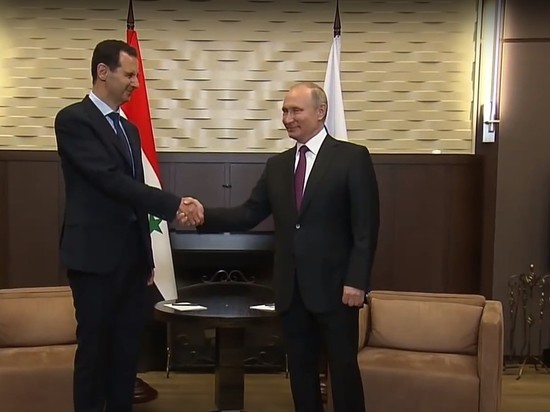 Путин встретился в Кремле с Асадом
