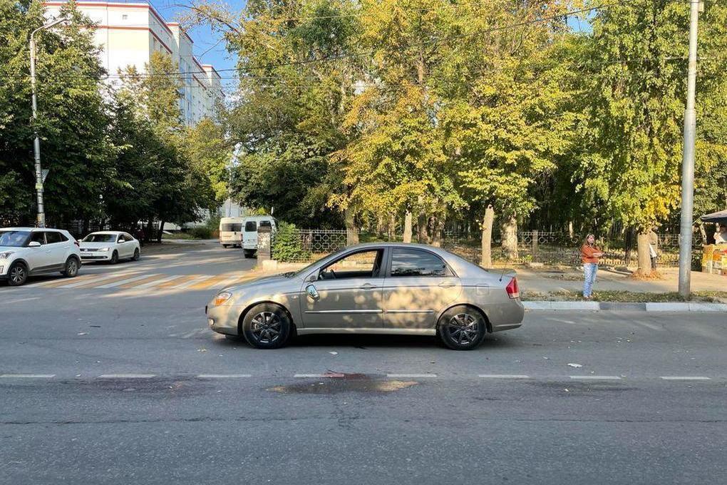 На октябрьской сбили. Камеры Рязань ДТП 13 сентября подросток.