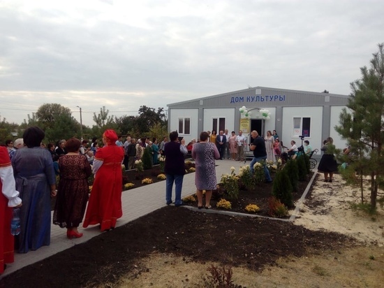 В поселке Луговое Белгородской области открыли Дом культуры