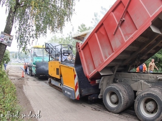 Благодаря экономии в Смоленске ремонтируют незапланированные ранее улицы