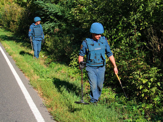 В ДНР обследовали дороги на наличие взрывоопасных предметов