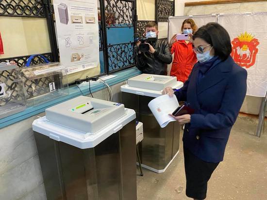 Наталья Котова проголосовала на выборах в Госдуму