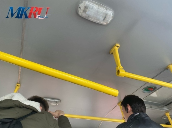 Рязанка пожаловалась на сломанные поручни в маршрутке №53