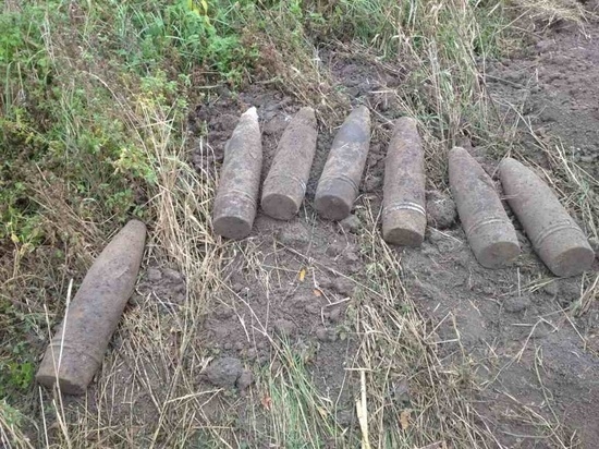 В курской деревне Матохино изъяли 7 артиллерийских снарядов