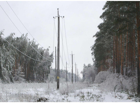 В Якутии мокрый снег стал причиной повреждения линий электропередачи