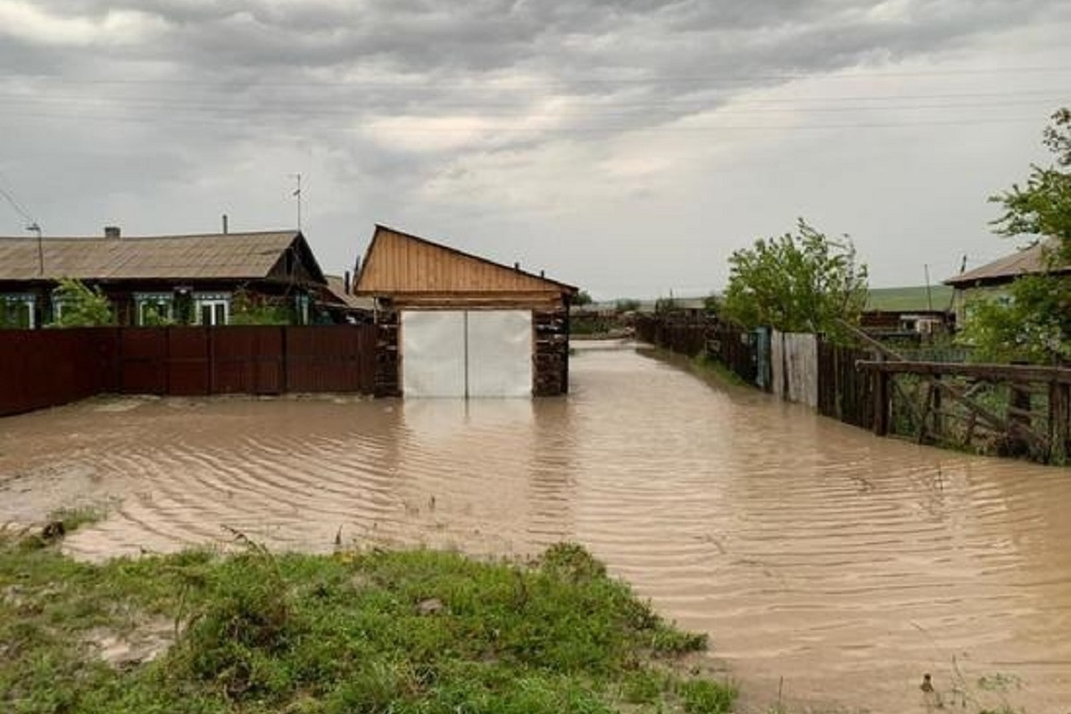 Город Шилка наводнение смыло мост