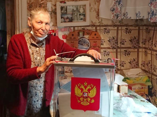 Единственная жительница рязанского села Ветринка проголосовала на дому