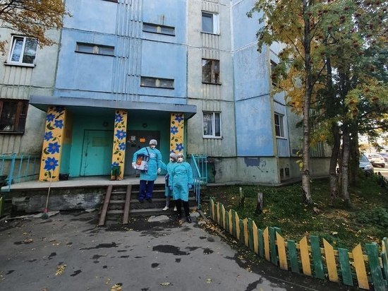 Пациенты, больные COVID-19, голосуют на выборах в Мурманской области