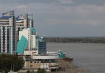 Две моторные лодки столкнулись в Барнауле на реке Обь