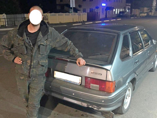 В Сасове задержали 33-летнего пьяного водителя на Lada