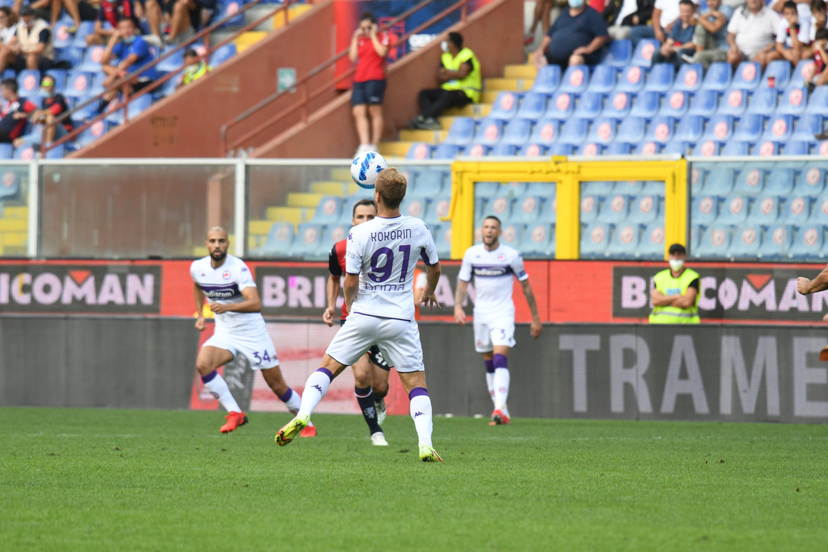 Александр Кокорин получил желтую карточку спустя пять минут после выхода на поле в матче чемпионата Италии