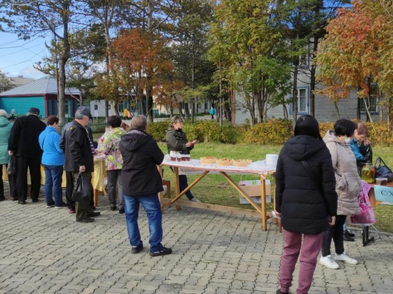 В последний день выборов в Охотском районе прошла ярмарка