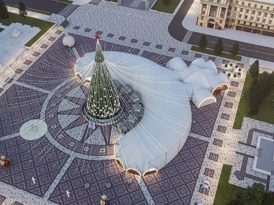 Крытый каток на Соборной площади Белгорода должен заработать до 12 декабря