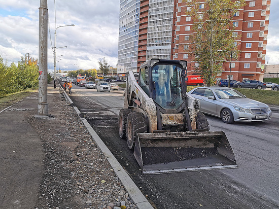Власти пообещали отремонтировать улицу Калинина в Красноярске до наступления холодов