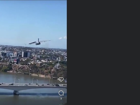 На видео попал невероятный пролет C-17A Globemaster III над Брисбеном