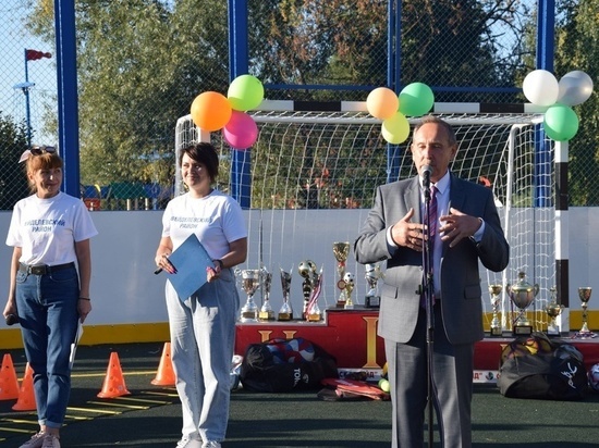 В Белгородской области открыли новую спортплощадку