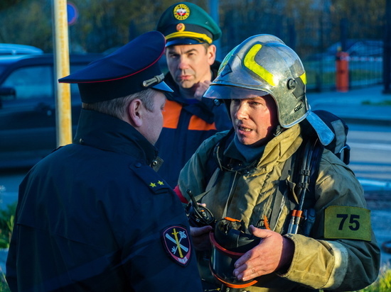 Зданию главка МВД не дали условно сгореть из-за короткого замыкания во время учений на Ямале