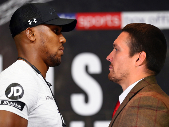 Джошуа оказался тяжелее Усика почти на 9 кг