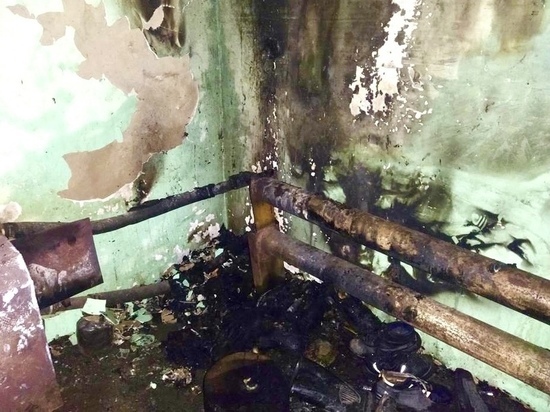 В Смоленской области из-за печи загорелись вещи в подсобке