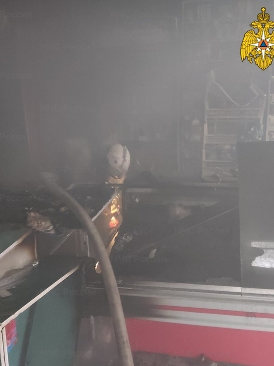В Калуге произошел пожар магазина