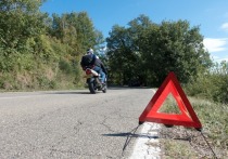В Чите вечером 26 сентября перевернулся водитель мотоцикла Regulmoto