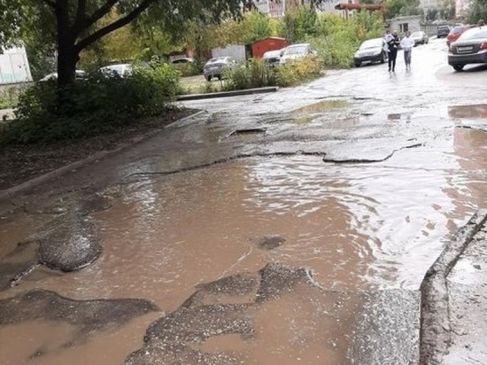 Рязанцы пожаловались на состояние дороги на улице Высоковольтной