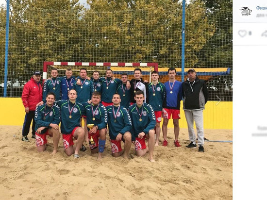 Белгородцы выиграли Кубок России по пляжному гандболу