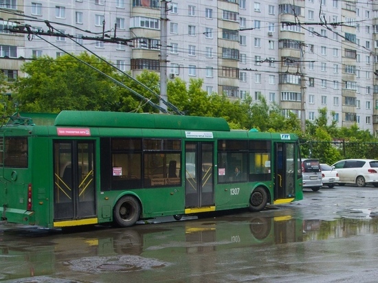 Троллейбус № 13 изменил маршрут до конца ноября в Новосибирске