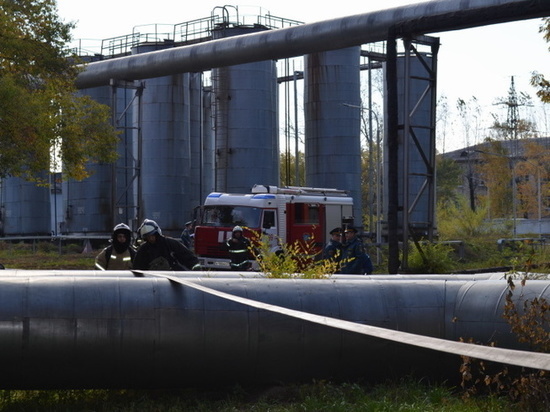 На хабаровской ТЭЦ-1 прошла пожарная тренировка