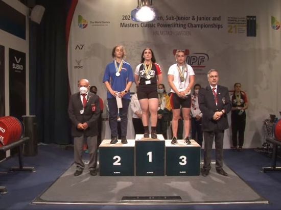 Нижегородка завоевала «золото» на Первенстве мира по пауэрлифтингу в Швеции