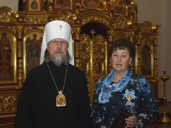 Патриарх Кирилл наградил Ольгу Щетинкину орденом Русской православной церкви