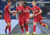 «Спартак» одержал первую победу в групповом этапе Лиги Европы, одолев на выезде итальянский «Наполи» (2:3)