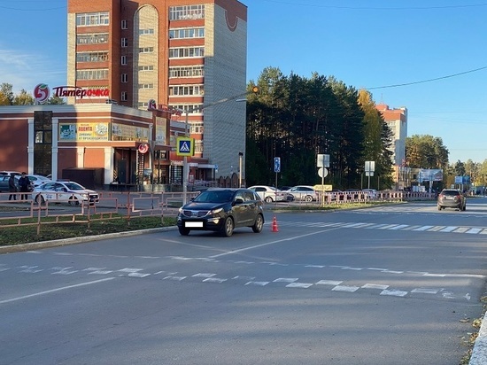 Автомобиль «Киа» сбил шестилетнего велосипедиста на переходе в Заречном