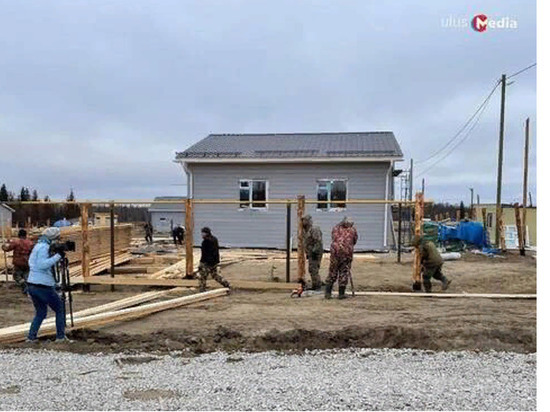 В селе Бясь-Кюель Якутии достроили шесть новых домов